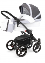 Коляска для новорожденных Esspero Grand Tour (шасси Black) — Royal Silver