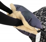 Муфта для рук на коляску — Синий