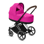 Коляска для новорожденных Cybex Priam III (шасси Chrome) — Fancy Pink