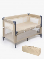 Манеж-кровать Amarobaby Transform — Classic/Бежевый