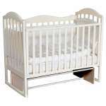 Детская кроватка КЕДР Emily 6 УМ — Слоновая кость