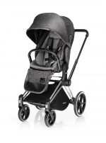 Прогулочная коляска Cybex Priam (шасси Trekking Matt Black) — Manhattan Grey