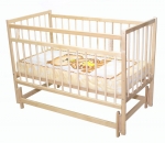 Детская кроватка Farfello Колибри-Мини МП — натуральный