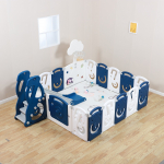 Манеж UNIX Kids SUPREME Music 200x200 — Blue