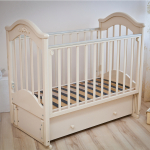 Детская кроватка Красная звезда (Можга) Ефросинья С 554 (маятник) — Слоновая кость