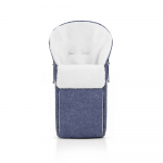 Конверт в коляску Beatrice Bambini Fiori (экокожа) — Navy