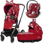 Коляска 3 в 1 Cybex Priam III Jeremy Scott Petticoat (Cloud Z) — Rosegold