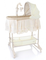 Кроватка-Люлька детская Jetem Sweet Dream (mobile) 3 в 1 — Кремовый
