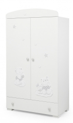 Шкаф двустворчатый Erbesi Nuvola — White (белый)