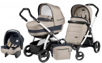 Коляска 3 в 1 Peg Perego Book S Elite Modular System (шасси White/Black)