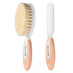 Набор щеточка для волос и гребешок Uviton Soft арт.0407 — Персик