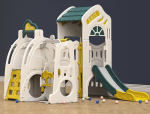 Игровой комплекс UNIX Kids Playhouse с горкой и качелями