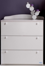 Тумба Baby Italia (3 ящика) — Белый (Bianco)