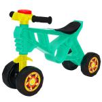 Каталка-беговел RT Самоделкин 4 колеса с клаксоном — бирюзовая