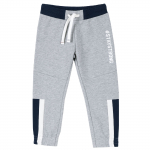 Брюки Chicco для мальчиков принт Stay strong — р.98, серый