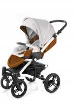 Прогулочная коляска Esspero Grand Tour (шасси White) — Orange leatherette