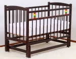Детская кроватка Farfello КД 1200 МП — венге