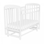 Детская кроватка Indigo "Милана" (маятник) — белый