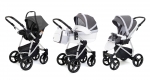Коляска 3 в 1 Esspero Grand Newborn Lux (шасси Grey) — Royal Silver