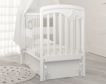 Детская кроватка Gandilyan (Гандылян) Джулия маятник — Белый