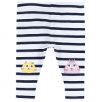 Леггинсы Chicco для девочек, в полоску, цвет белый — Белый, р.104