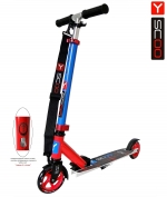 Самокат Y-SCOO RT 125 mini city Montreal — red-blue