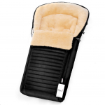 Конверт в коляску Esspero Lukas Lux (натуральная 100% шерсть) — Black