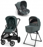 Коляска 3 в 1 Inglesina Aptica (DRW I-Size) с подставкой под люльку Stand Up — Emerald Green 2025