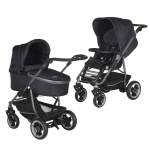 Коляска 2 в 1 Teutonia Fun — 6000 Onyx