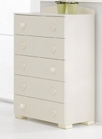 Детская комната Erbesi серия Elite — Бельевой комод Elite Ivory (слоновая кость)