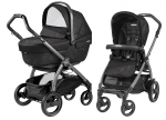 Коляска 2 в 1 Peg Perego Book S XL Modular (шасси Jet) — Geo Black