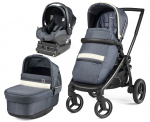 Коляска 3 в 1 Peg Perego Team Pop-Up I-Size Modular — Luxe Mirage