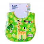 Нагрудник непромокаемый Uviton 6+ арт. 0237 — Жираф, зеленый