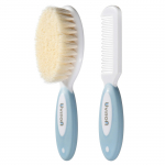 Набор щеточка для волос и гребешок Uviton Soft арт.0407 — Голубой