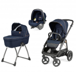 Коляска 3 в 1 Peg Perego Veloce TC Belvedere SLK — Blue Shine