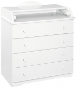 Пеленальный комод  КубаньЛесстрой АБ33.4 — белый