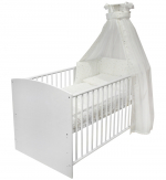 Детская кровать-трансформер Schardt Classic 4 в 1 — 780 (Белый/Золотые звезды)