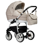 Коляска 3 в 1 Indigo INDIGO Special+F — св.бежевый