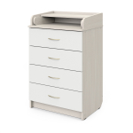 Пеленальный комод Атон Сириус 604 ЛДСП — Бодега светлый-белый