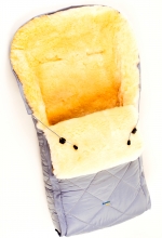 Детский меховой конверт Ramili Baby Classic — Grey