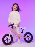 Двухколесный беговел Amarobaby Riot — Розовый/Белый