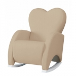 Кресло-качалка Micuna Wing/Love — White/Beige Leatherette
