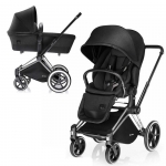 Коляска 2 в 1 Cybex Priam (шасси All Terrain Chrome) — Happy Black