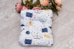 Подушки для малыша Amarobaby для кормления и сна космос — белый/синий