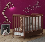 Детская кроватка Micuna Kangaroo Chocolate 120х60 + Матрас СН-620