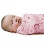 Конверт для пеленания Summer Infant SWADDLEME (размеры S/M) — розовый с цветами и жучками Lady Bug (р-р S/M)