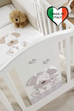 Комплект постельного белья Erbesi Jack (3 предмета) — Белый/Песочный