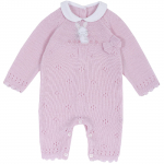 Комбинезон Chicco принт Бантик, для девочек, цвет розовый — Розовый, р.62