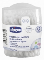 Ватные палочки Chicco (без ограничителя) 160 шт. 320616029