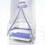 Комплект постельного белья Beatrice Bambini Unico Puntini (125х65) — bianco azurro